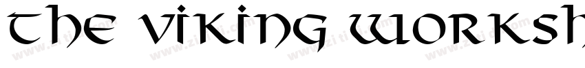 THE VIKING WORKSHOP字体转换